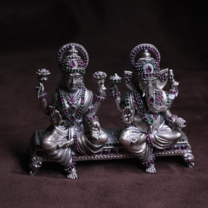 Silver Lakshmi & Ganesh Ji