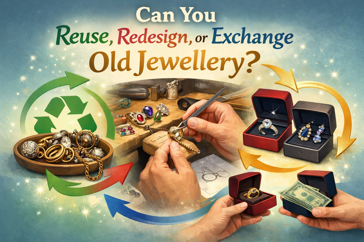 Can You Reuse, Redesign, or Exchange Old Jewellery?